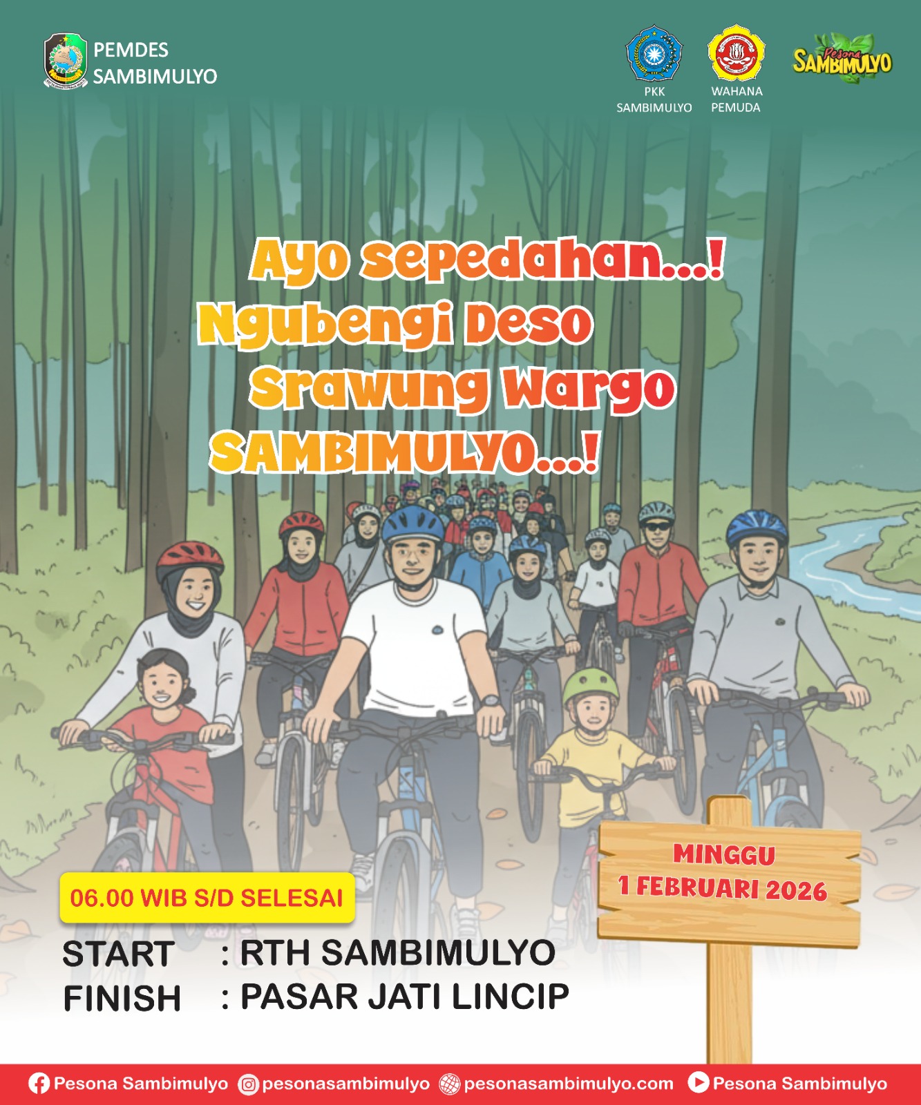 AYOO SEPEDAHAN NGUBENGI DESO SRAWUNG WARGO SAMBIMULYO