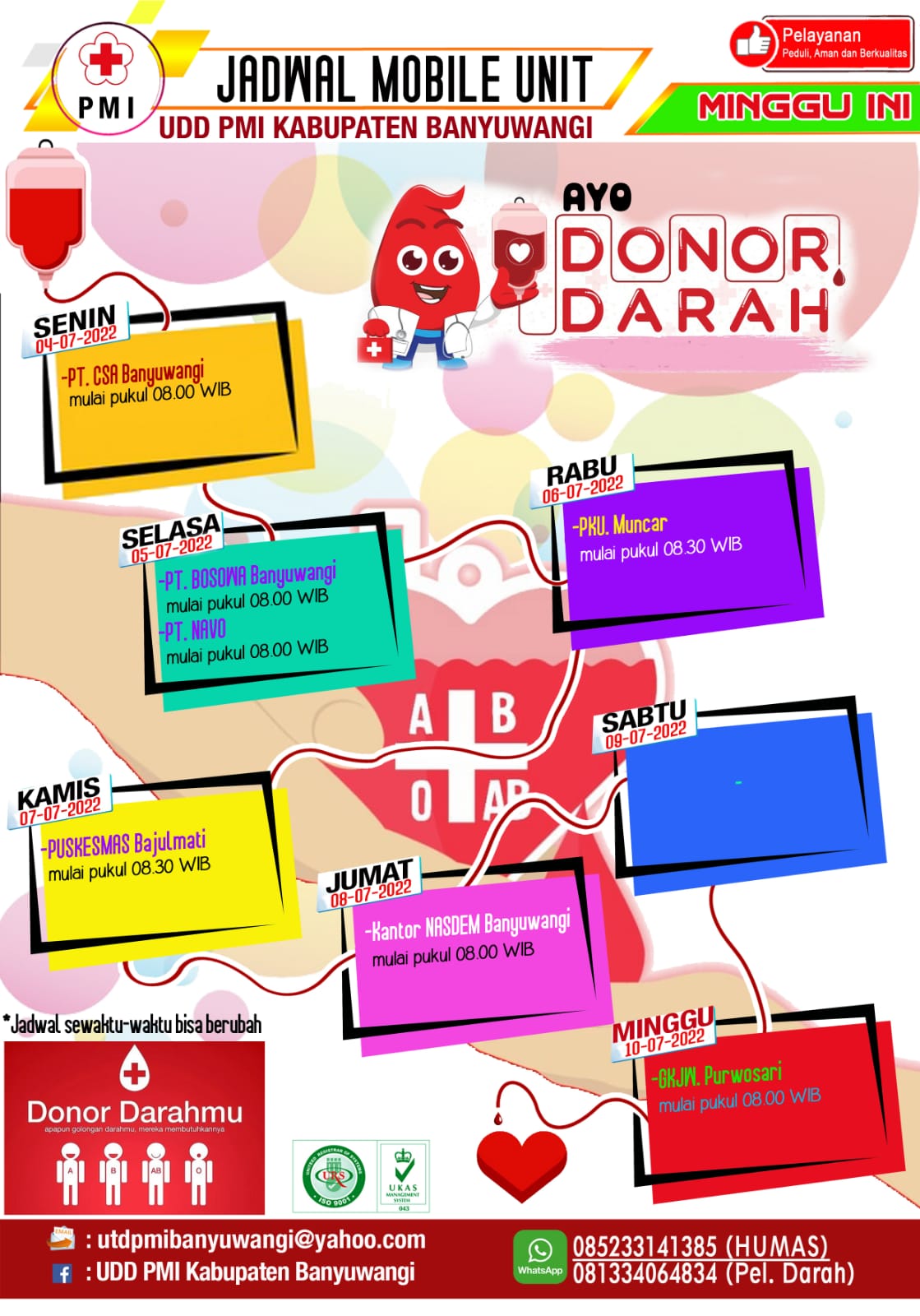 Ayo Sukseskan Bulan Dana PMI Tahun 2022