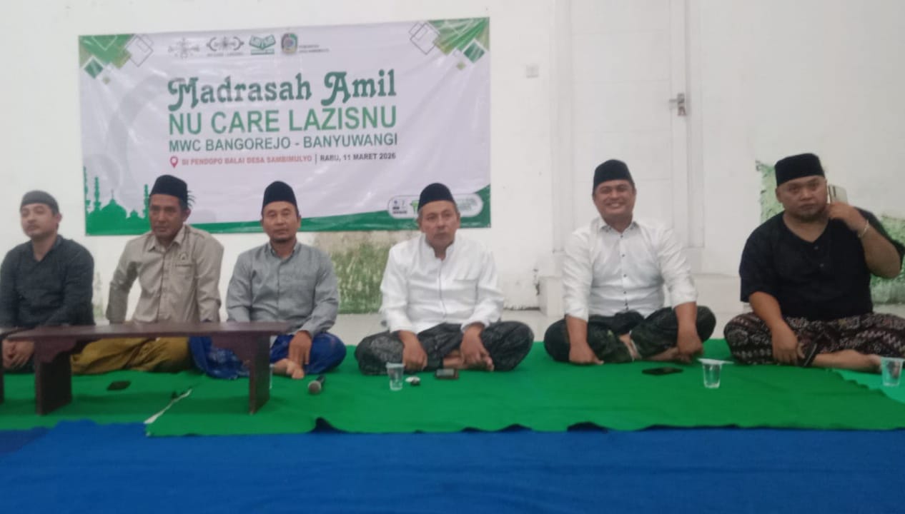 LazisNU mwc NU Bangorejo Gelar Madrasah Amil 1447 H Di Pendopo Sambimulyo