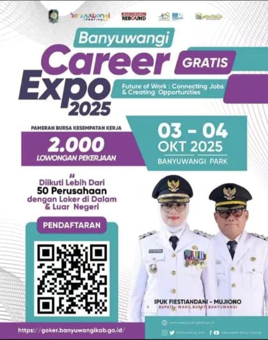Banyuwangi Career Gratis Expo 2025 Buka Peluang Karir untuk Ribuan Pencari Kerja