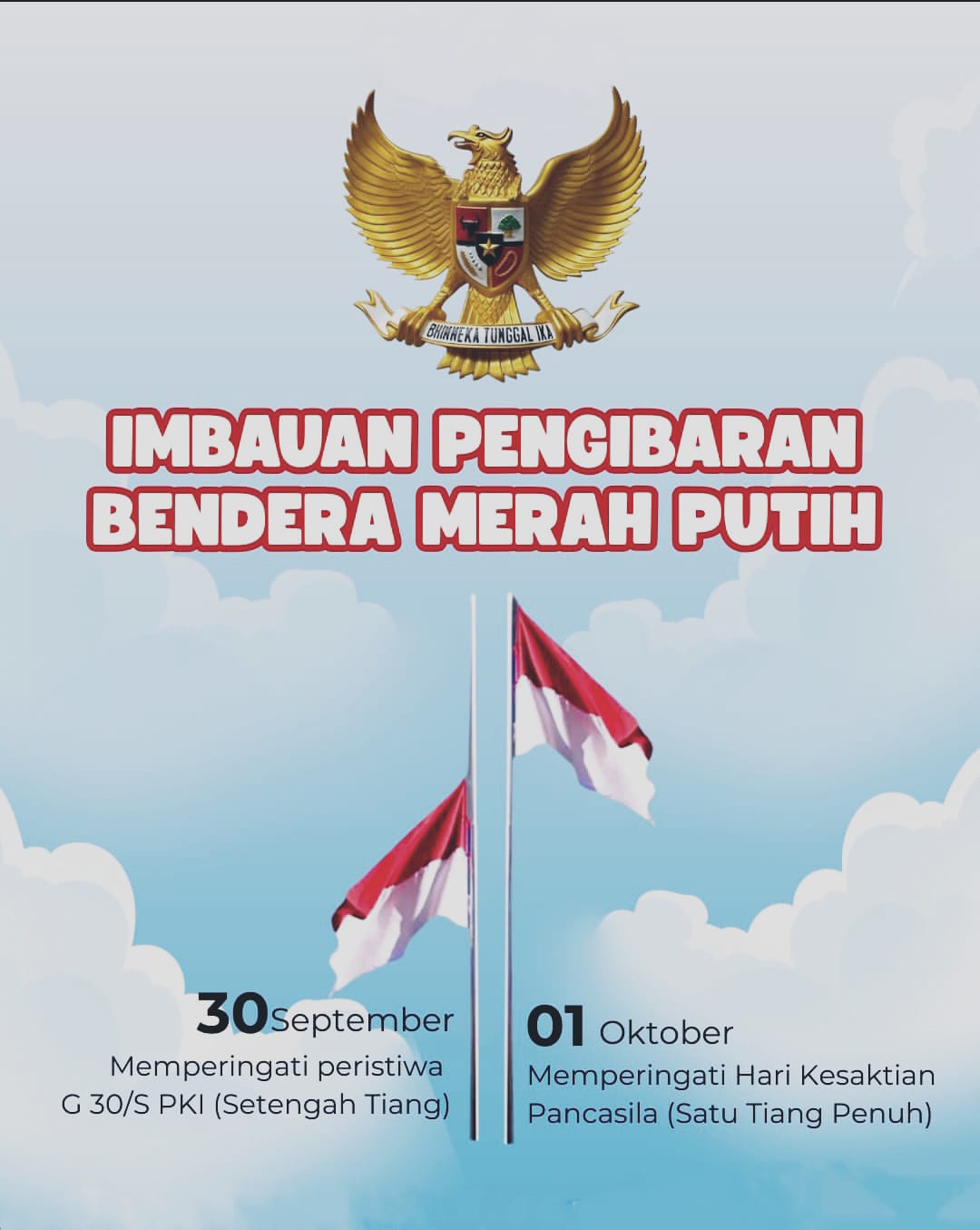 Masyarakat-Dihimbau-Kibarkan-Bendera-Merah-Putih-Setengah-Tiang-Hari-Ini-Dan-Satu-Tiang-Penuh-Untuk-Besok