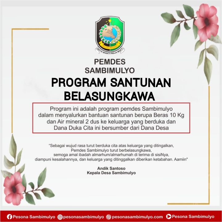 informasi desa sambimulyo