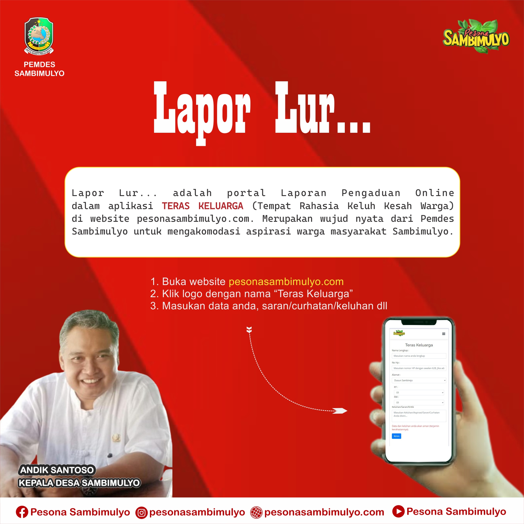 informasi desa sambimulyo
