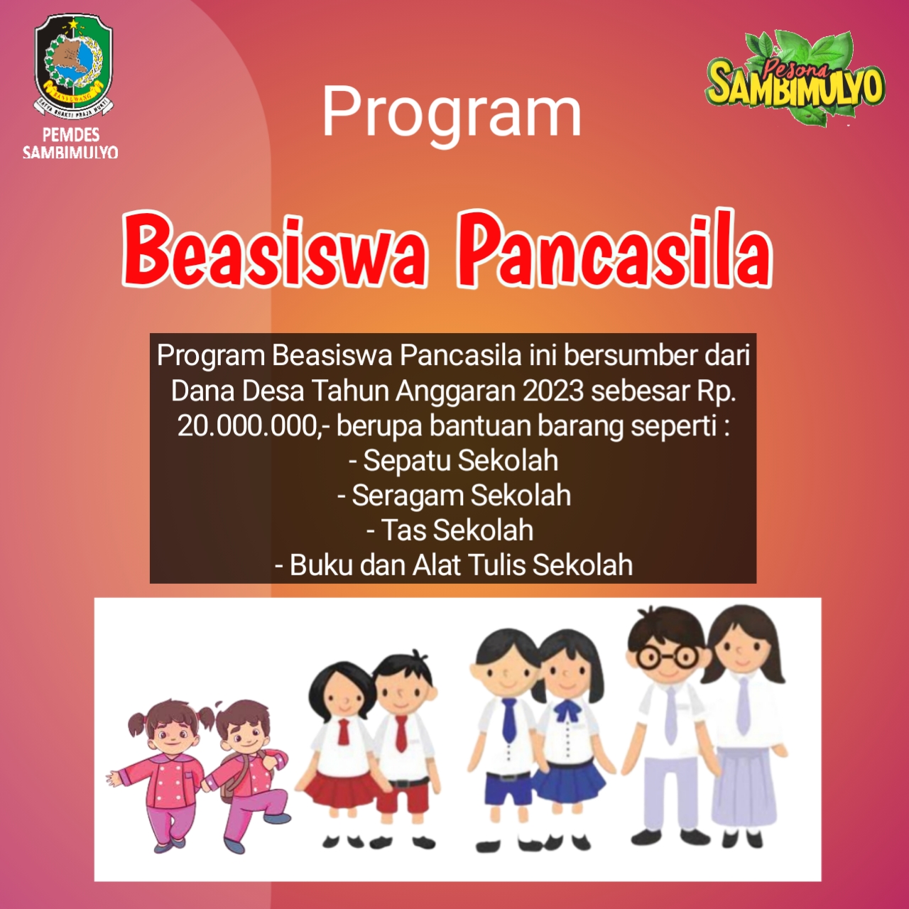 informasi desa sambimulyo