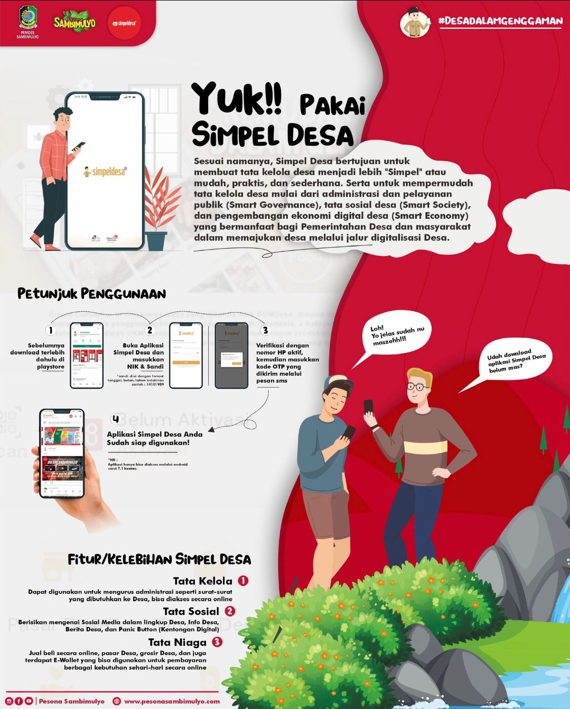 informasi desa sambimulyo