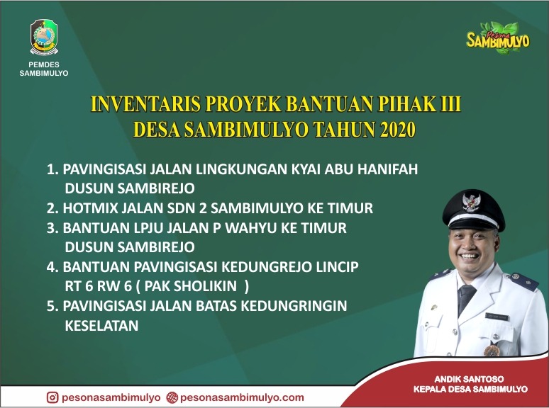informasi desa sambimulyo