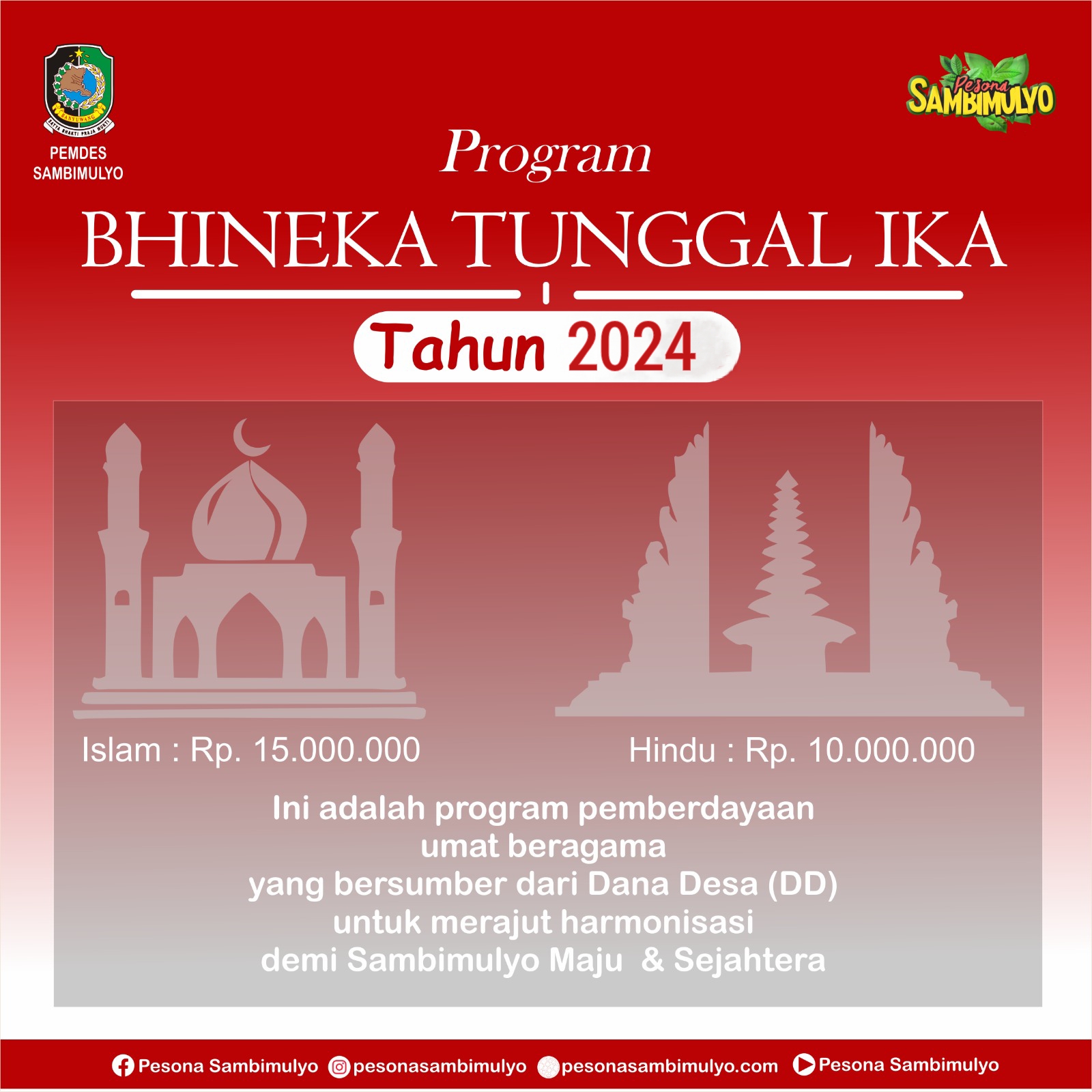 informasi desa sambimulyo