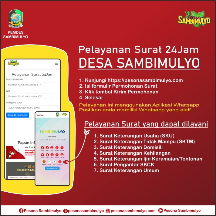 informasi desa sambimulyo