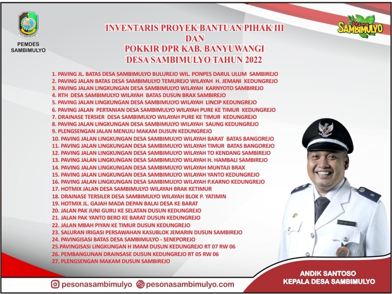 informasi desa sambimulyo